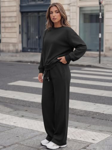 Trendy Queen Womens 2 Piece Sweatsuit Fall Sweat Outfits Lounge Sets 2026 - image 4