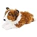Teddys Rothenburg Peluche a forma di cane Border Collie, 40 cm, sdraiato, colore: marrone/bianco