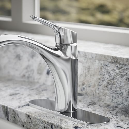 KOHLER 30470-CP Rival Swing Spout Kitchen Sink Faucet W/O Side Spray, High-Arch Single Handle, Temperature Memory, Corrosion Resistant, Polished Chrome by Kohler - Used condition - Image 6