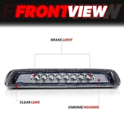 M-AUTO LED Third Brake Light Compatible with 2003-2009 Toyota 4Runner, Rear Cab Roof Center Mount Stop Brake Tail Light