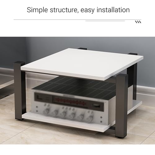 Routeur WiFi et décodeur TV rangés sur une table mobile multi-usage - 5
