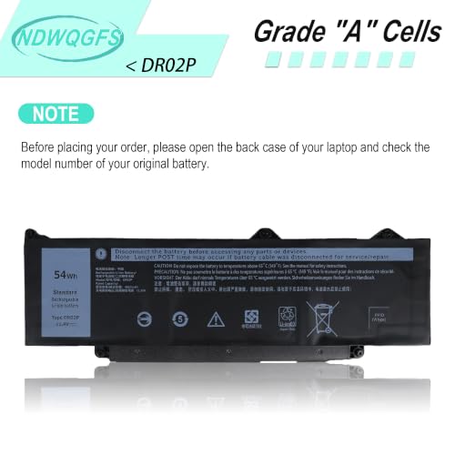 Image of DR02P R73TC 54Wh Battery for Dell Latitude 5440 Precision 3480 3490