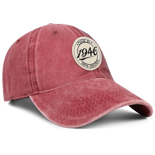 Image of 80th Birthday Gifts 80 Year Old Gifts Ideas for Men Women It Took Me 80 Years to Look This Good Hat Washed Cotton Hat