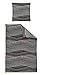 Produktbild Irisette Bettwäsche Mako-Satin grau-braun-Petrol Größe 155x220 cm (80x80 cm)