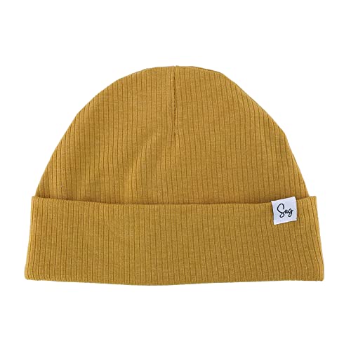 Image of Jersey Beanie Hat for Newborn Baby Boys Girls Silky Satin Lined Hats Bonnet Toddler Infant Little Kids Beanies Caps