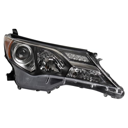 Image of TRQ Passenger Side Headlight Assembly Halogen Compatible with 2013-2015 Toyota RAV4 Japan Built TO2519147