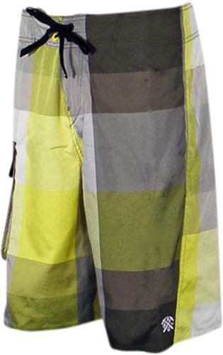 Analog Annex Boardshorts - Giant Plaid Retina