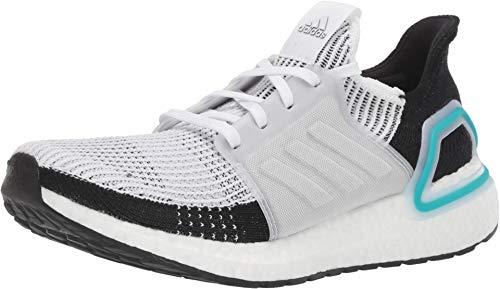 adidas Men's Ultraboost 19 Running Shoe, White/Collegiate Royal, 10.5 M US