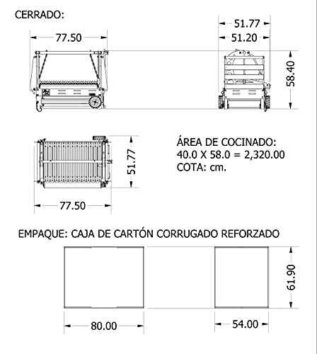 Reviews y listado de Asadores de Carbón con ruedas los diez mejores. 12 Imagen adicional