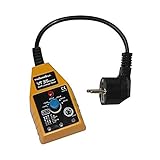 Multimetrix mmxp06230301y comprobador de toma 2 polos, amarillo