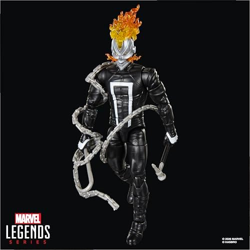 Marvel Legends Series Ghost Rider (Robbie Reyes), All-New Ghost Rider and Avengers Comics Collectible 6-Inch Scale Action - 2