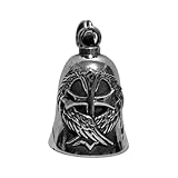 Photo Gallery motorcycle charm bell – good luck hanger for bikers, keychain accessory with protective function, perfect for riders, family, friends, adults, stylish helmet, bag, or keys, 1.5 inches Photo Gallery motorcycle charm bell – good luck hanger for bikers, keychain accessory with protective function, perfect for riders, family, friends, adults, stylish helmet, bag, or keys, 1.5 inches