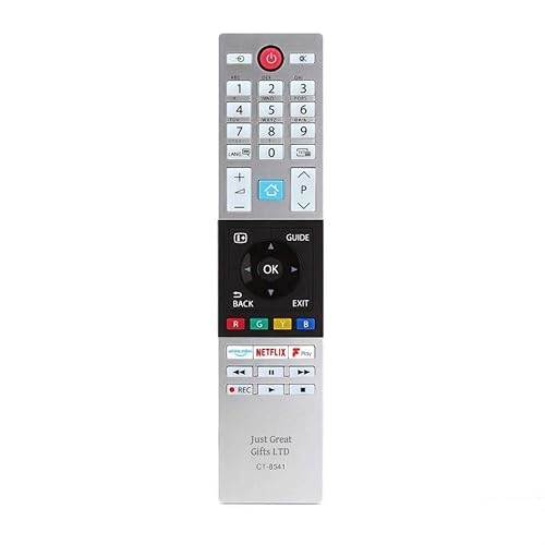 REPLACEMENT REMOTE CT-8541 CT8541 30101774 RC42150P Remote Control Compatible with Toshiba UHD Frevieww 2018 2019 Ready HD LCD LED TV