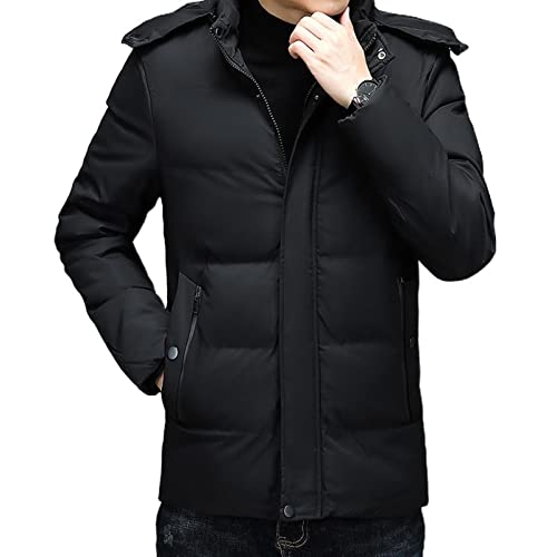 TIYRUS Jaqueta masculina de algodão tamanho grande para baixo inverno espessamento roupas de algodão