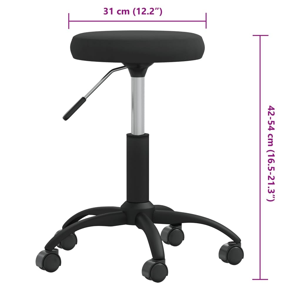 Générique Tabouret de Massage Velours Noir,Santé & beauté,Hygiène personnelle,Massage & Relaxation,Fauteuils de Massage,Noir,3.95 KG,3085735