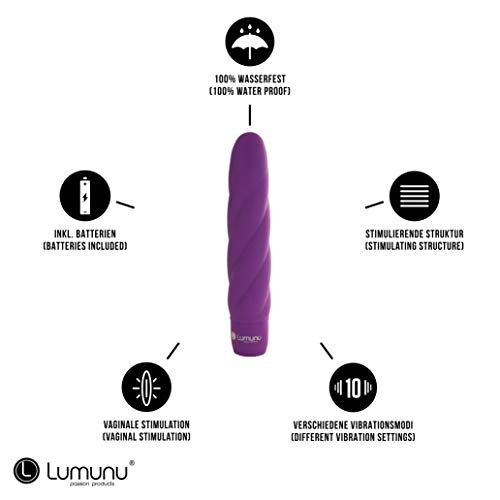 Luxe siliconen vibrator Twist gemaakt van zachte volledige siliconen met 10 programma's, waterdicht en stil - Afbeelding 3