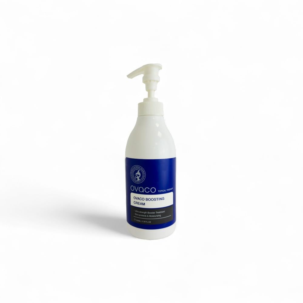 Ovaco Crème Corps Raffermissante RF 520 ml | Acide hyaluronique, Ginseng et extrait d'avoine, Texture légère, Absorption rapide