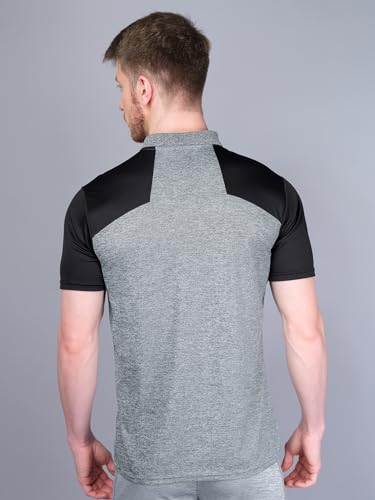 Image of TECHNOSPORT Men's Slim Fit Active T-Shirt - (MTP537 P) Pack of 1