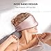 LitBear Silk Sleep Mask for Side Sleeper, Eye Mask Sleeping for Women Men 100% 22 Momme Pure Mulberry Silk, Face-Hugging Padded Eye Cover for Sleeping with Adjustable Band (Pink)