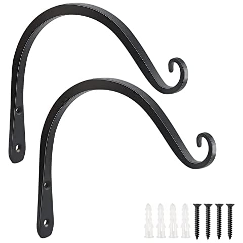 FEED GARDEN 2 Pack Hanging Plant Brackets Cover