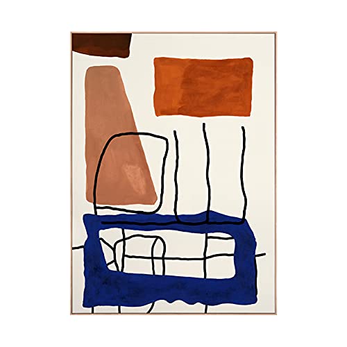 Tableau peinture nordique graffiti moderne pour grand art mural salon 50x70cm