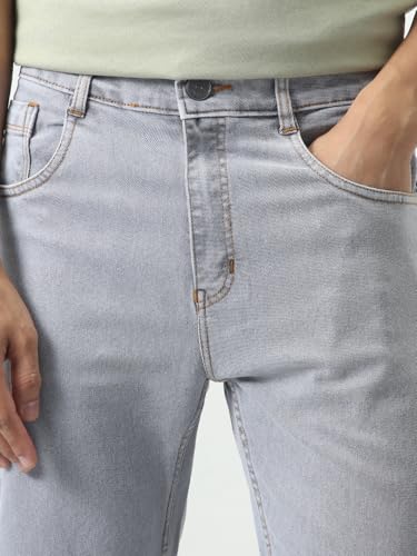 Image of Urbano Fashion Men's Slim Fit Washed Denim Jeans Stretchable