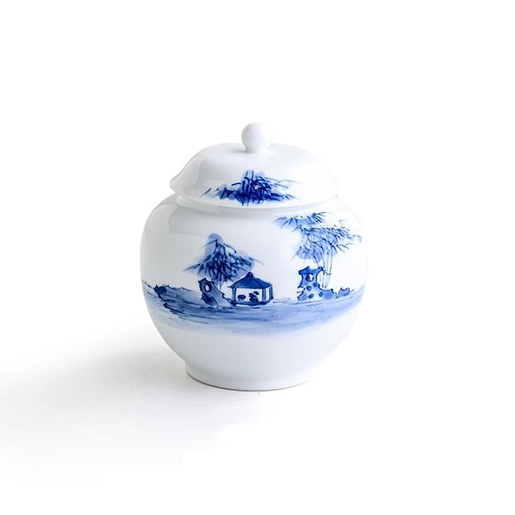 LAPADULA Pojemnik na herbatę ceramiczny słoik na herbatę domowy pu'er luźna herbata czarna herbata zamknięty mały słoik na herbatę, kawę, cukier, orzechy słoik do przechowywania herbaty