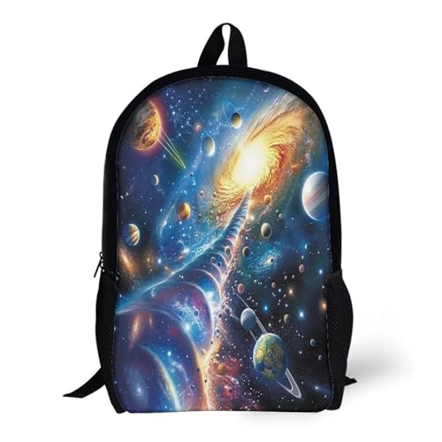 Sac à dos enfants Cosmic Planets imprimé 3D de 43 cm pour l'école