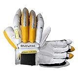 CW Diamond Cricket Gloves Cricket Batting Gloves Right Hand -Left Hand Green -Yellow Cricket Practice Gloves Batting Gloves Protective Gears (Small Boys Youth Senior Adult) Yellow Right (Boys)