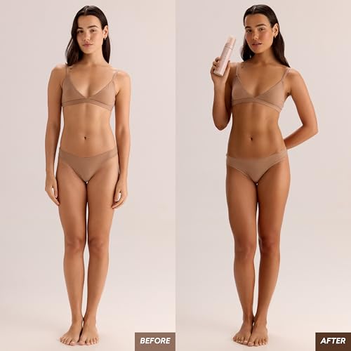 Image of Brown Bee Hydro Self Tanning Mousse Refill 200 ml - Clear Fast-Drying Self Tanner Mousse with Organic DHA, Almond Scent, Eco Refill