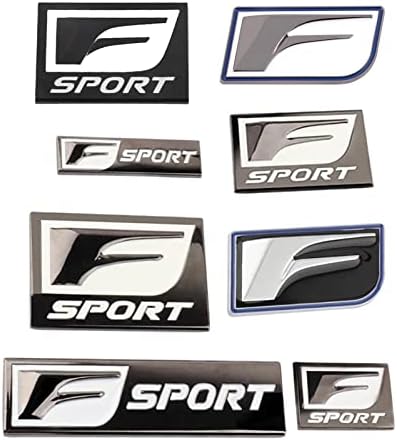 Amazon 3dメタルfスポーツバッジエンブレムデカール車のステッカーフィットレクサスct Is Gs Es Ls Ux Nx Is0 Is250 Is300 Rx300 Rx330 Rx350 Ct0 Ix350カースタイリング エンブレム 車 バイク