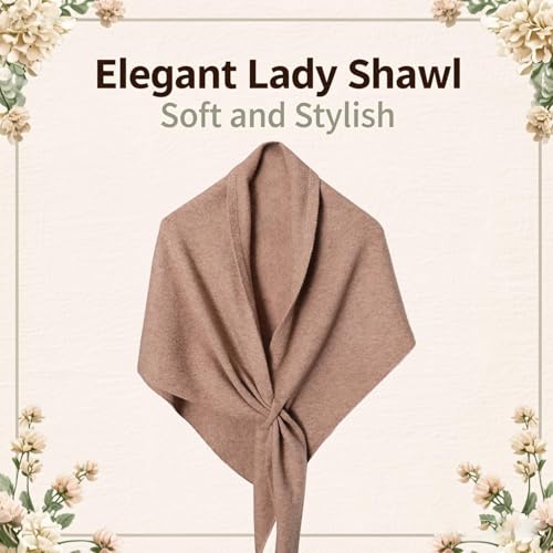 Pashmina Wraps for Women, Wool Shawl Wraps for Women, Womens Knitted Double Sleeve Scarf, Shawl Wrap Around Sweater4