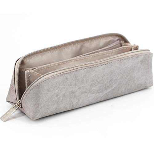 Preisvergleich Produktbild Myzixuan Dupont Bleistift Papiertüte einfach Retro-kleine frische große Kapazität-Reißverschluss Schreibwaren Tasche Männer und Multi-Funktions Box Large Bag Geschenk öffnen