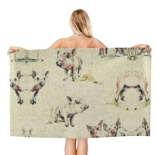Serviette de bain microfibre contre l'humidité résiduelle