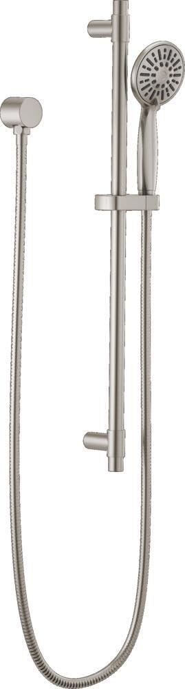 Delta Faucet Slide Bar Hand Held Shower with Hose, Brushed Nickel Handheld Shower Head, Slide Bar Hand Shower, Handheld Shower, Detachable Shower Head, Stainless 51361-SS