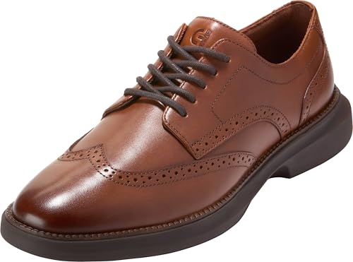Cole Haan Zapatos para hombre-Grand Shadowlite Wingtip Oxford, British Tan Java, 44.5 EU Cole Haan Zapatos para hombre-Grand Shadowlite Wingtip Oxford, British Tan Java, 44.5 EU