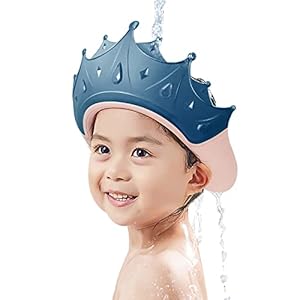 Ptyuhnn Kids Shower Cap, Baby Hair Washing Guard, Baby Bath Hat Shield, Bath Visor Safely Wash The Hair Without Fuss and…