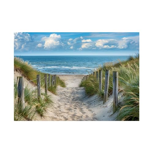 Impression sur toile pour habiller un mur vide grand poster paysage plage 60x80cm