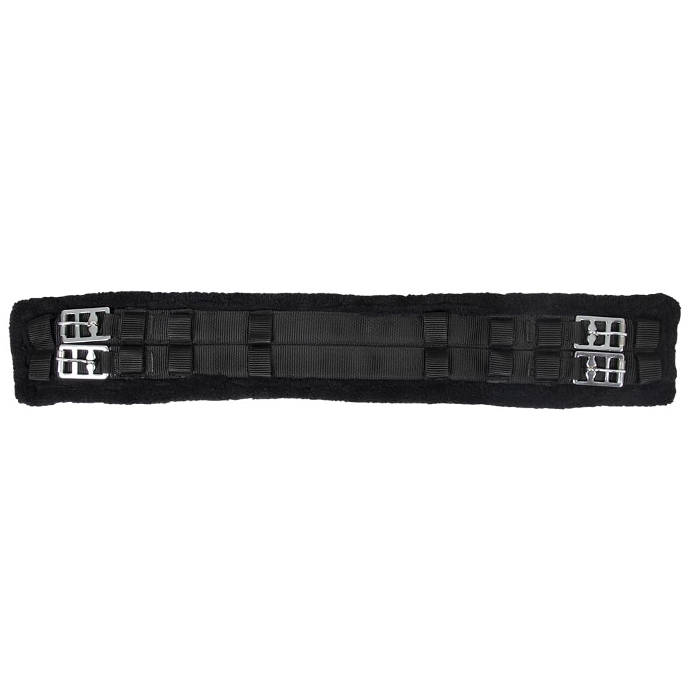 PFIFF 103004 Bareback Pad, Cuscino da Equitazione Senza Albero, in Finta Pelle Scamosciata e Pelliccia Sintetica, Cuscino per Sella, Colore Marrone