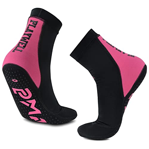 Chaussettes pour arts martiaux Playwell - Tatami intérieur noir et rose pour femme