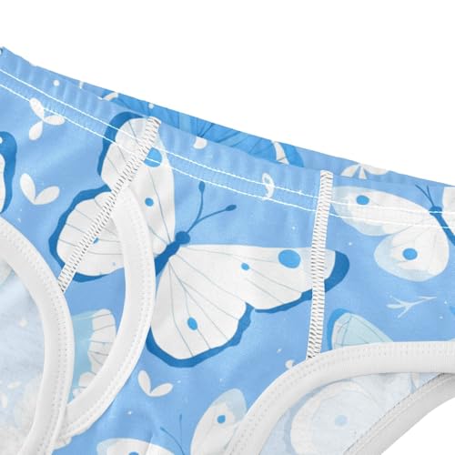 Blue Butterflies Toddler Boys' Soft Kids Underwear Breathable Children Undies4