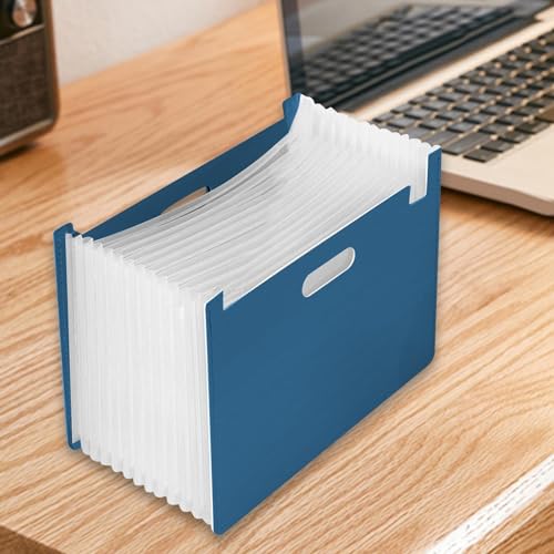Almencla Organizador de arquivos sanfonado, organizador de arquivos expansível, pasta de arquivos sa