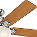 Hunter Fan Company 53249 Hunter Pro Best Indoor Ceiling Fan with Pull Chain Control, 52, Brushed Nickel/Chestnut Rosewood