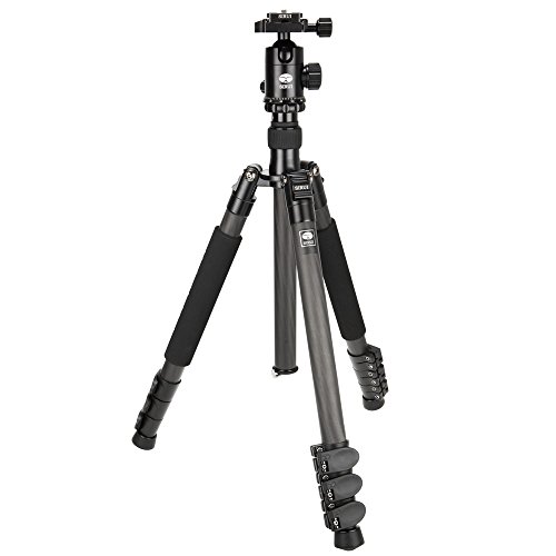 Trépied SIRUI carbone ET-2204 rotule E-20 stable pour appareil photo reflex et hybride