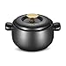 Produktbild HPKC Keramiktopf Tongefäß für das Kochen Auflaufgericht, Dicke Keramik, Langlebige Isolierung, Nährstoff Gesundheit, leicht zu reinigen 2.5L