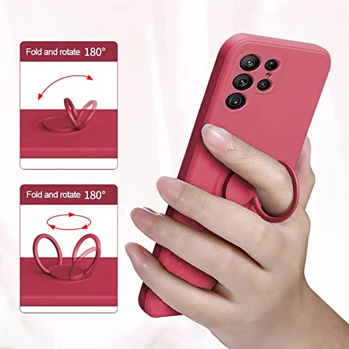 Coque magnétique Samsung S21 FE avec anneau de support antichoc