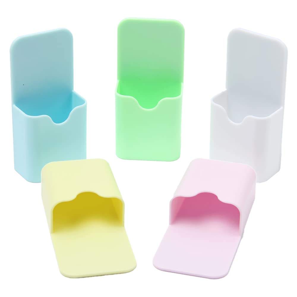 Keboyoe 5 Piezas PláStico Soporte de Marcador MagnéTico Soportes MagnéTicos para Rotuladores Soporte MagnéTico para BolíGrafos PortaláPices MagnéTico para Pizarra Blanca Refrigerador Oficina Escuela