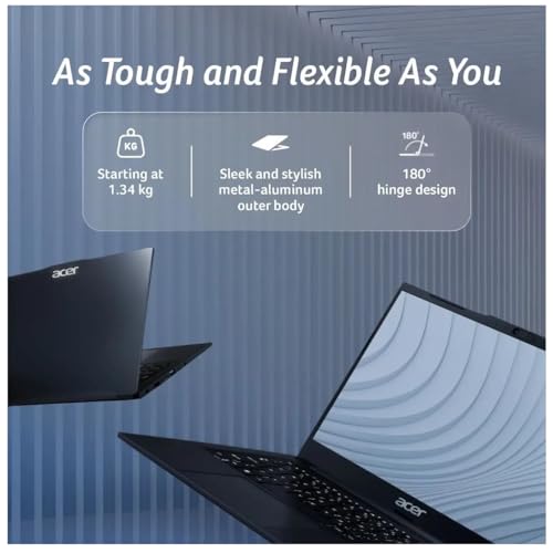 Image of Acer Travel Lite (2026) Intel Core i5 13th Gen 1334U - (8 GB /512 GB SSD /Intel UHD Graphics /Windows 11 Home) TL04-51M Thin and Light Laptop /14.0 inch FHD Display /Black /1.4 Kg /MSO 2021 /1 Years Warranty
