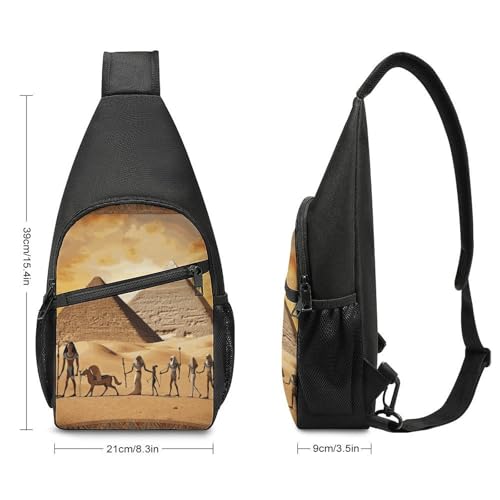 Ancient Egypt Sling Bag mochila cruzada ligera para senderismo miniatura 2