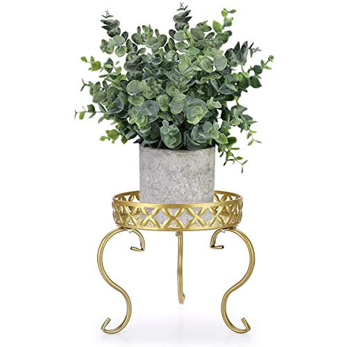 Ignpion 1 Soporte De Metal Artístico Para Macetas, Soporte Para Macetas De Flores Para Interiores Y Exteriores, Dorado No Incluye Planta Ignpion 1 Soporte De Metal Artístico Para Macetas, Soporte Para Macetas De Flores Para Interiores Y Exteriores, Dorado No Incluye Planta